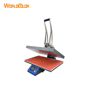 Worldcolor 40*60cm duy nhất trạm Hướng dẫn sử dụng máy ép nhiệt dtf Máy in A3/A4 Kích thước vải truyền nhiệt hoạt động bằng tay - Product Image 2