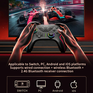 Lenovo S01 Wireless <span class=keywords><strong>Bluetooth</strong></span> 2.4GHz Controller di gioco per Switch/PC/Android TV/iOS con 3D Hall <span class=keywords><strong>Joystick</strong></span> e giroscopio a sei assi - Product Image 4