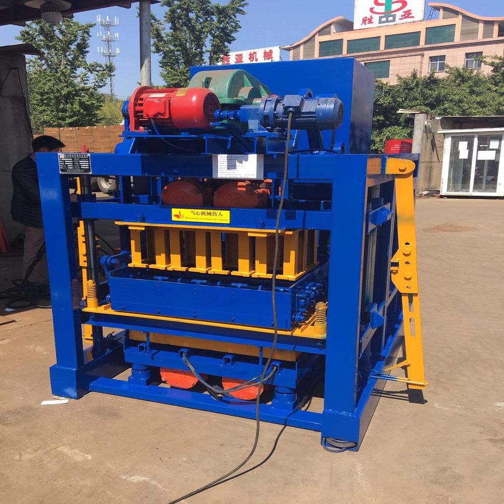 QT4-26C part time jobs in work from home Hollow Interlocking Brick Making Machine