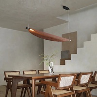 Lampe hôtel chambre moderne linéaire led suspension lampe table à manger salon lustre suspension