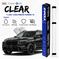 Película Protectora de Pintura TPU PPF Hidrofóbica de 10mil, Autolimpiante, Rechaza Rayos UV/IR, Resistente a la Lluvia Ácida, Rollo de 5-8 Años