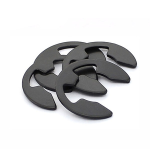 E-Type Retaining Rings 11mm Metric Carbon Steel Snap In Oxidation Blackened Customizable OEM Sample - Product Image 1