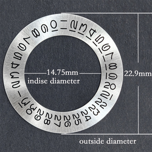 Disco de Calendario con Fecha a las 3 en Punto, 22.9*14.75mm, Estilo 1570, Compatible con el Movimiento 9015 - Product Image 2