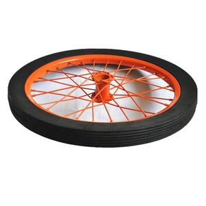 Roue en caoutchouc massif de 16 pouces avec jante en acier - Product Image 2