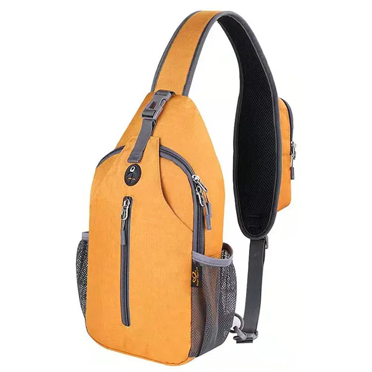 Custom casual fashion outdoor travel sports wear-resistant waterproof single shoulder chest bag small diagonal cross bag