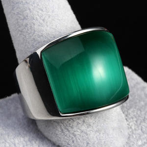 Anelli <span class=keywords><strong>di</strong></span> <span class=keywords><strong>opale</strong></span> in <span class=keywords><strong>pietra</strong></span> <span class=keywords><strong>di</strong></span> <span class=keywords><strong>luna</strong></span> placcati in oro a prezzi economici Vintage in acciaio inossidabile Wide Edition uomini <span class=keywords><strong>e</strong></span> donne - Product Image 3