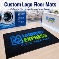 Tapete de Goma Resistente Personalizado con Logotipo, Alfombra Antideslizante Impresa para Entrada Exterior, Promoción de Marca para Negocios y Tiendas