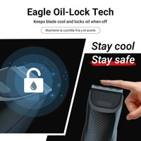 Tondeuse électrique professionnelle pour chien LILIPRO EagleC, sans fil, rechargeable, tondeuse pour animaux, rasoir pour animaux, ensemble de produits de toilettage pour chats