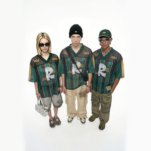 Maillot de football en mesh col en V rayé numéro 84 Série US CAN MEX 2026 Royal Madness – Équipement de supporter pour événements sportifs mondiaux - Product Image 3