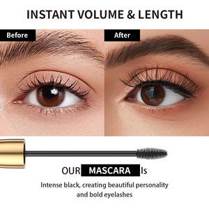 Nouveau Mascara Volumisant Liquide 4D Waterproof Effet Fibres pour Cils, Longue Tenue, Style Tendance 2025, Vente en Gros - Product Image 5