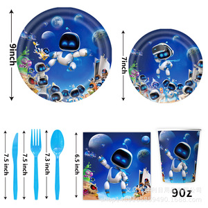 Gobelets en papier imprimés numériquement sur le thème de la faune sauvage pour fêtes d'anniversaire, décorations pour enfants - Product Image 2