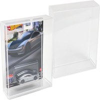 Boîte de présentation en acrylique haute clarté, étui transparent en plexiglas avec fermeture magnétique, modèle personnalisé disponible pour collection de jouets et modèles réduits