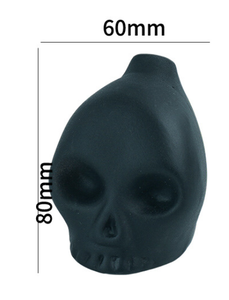 Fischietto della Morte Azteco, Strumento Maya in Ceramica Smaltata con <span class=keywords><strong>Suono</strong></span> Spaventoso a Forma di Teschio, Giocattolo per Scherzi, Accessorio Horror per Feste di Halloween - Product Image 4