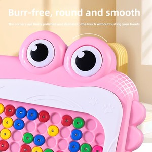 Cá sấu từ Dot nghệ thuật hạt Doodle Board Montessori Đồ chơi giáo dục cho mầm non PC nhựa Dot-to-Dot vẽ <span class=keywords><strong>Set</strong></span> - Product Image 3