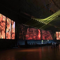 Écran LED couleur pleine P3.91 intérieur/extérieur à louer, IP65, luminosité 5500 cd/m², garantie 5 ans, contrôle par application/ordinateur pour événements