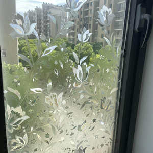 <span class=keywords><strong>Film</strong></span> en PVC pour fenêtres, motif classique des dynasties Ming et Qing, translucide, pour balcon, idéal pour la saison des fleurs - Product Image 5