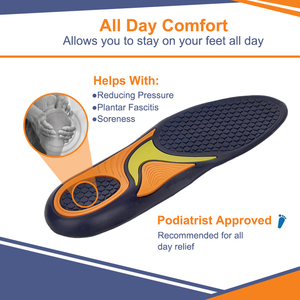 Solette <span class=keywords><strong>in</strong></span> <span class=keywords><strong>Gel</strong></span> TPE Antiurto e Antifatica per Atletica e Corsa, Inserti Comfort per Donne, Solette Quotidiane con <span class=keywords><strong>Gel</strong></span> Massaggiante - Product Image 2