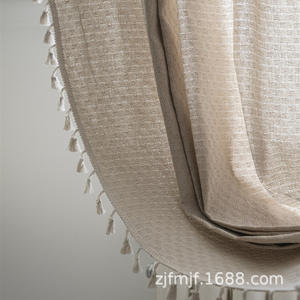 American Cross-Border pour <span class=keywords><strong>Amazon</strong></span> Fini Tic-Tac-Toe Semi-Shading Bay Window Rideau court pour chambre à coucher et cuisine Vente en gros - Product Image 1