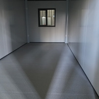 Maison conteneur pliable étanche à deux étages, cabane préfabriquée pour camp de travail, logement temporaire et bureau de chantier