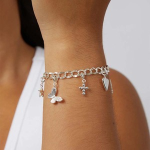 Gemnel 925スターリングシルバーチャームクロスチャームペンダント - Product Image 5