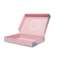 Boîte cadeau en carton rigide de luxe personnalisée avec doublure en éponge, emballage écologique pour vêtements, robes, sous-vêtements, chemises