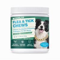 Soutien à la santé des animaux de compagnie : Friandises à mâcher molles multivitaminées pour la prévention des puces, tiques et poux, avec vitamines B1, B6, B12, pour chiens de tous âges