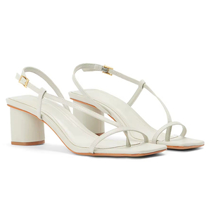 Commercio all'ingrosso del marchio di moda estate bianco basso <span class=keywords><strong>tacco</strong></span> <span class=keywords><strong>medio</strong></span> quadrato pelle Pu scarpe da <span class=keywords><strong>donna</strong></span> <span class=keywords><strong>sandali</strong></span> da <span class=keywords><strong>donna</strong></span> - Product Image 5
