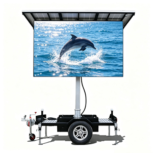 จอแสดงผล LED แบบเคลื่อนที่กลางแจ้ง P3 P4 พร้อมแผงโซลาร์เซลล์และแบตเตอรี่สำหรับการโฆษณาเชิงพาณิชย์ - Product Image 2