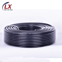Cable de alimentación de 2 núcleos RG59 + 50 ohmios 75 ohmios Cable coaxial de alta frecuencia