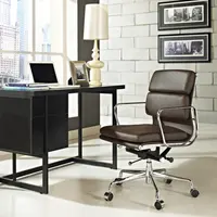 Chaise de bureau ergonomique, pivotante, en cuir, pour femmes, fauteuil de luxe moderne, pour bureau