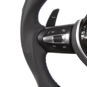 Accesorios <span class=keywords><strong>de</strong></span> Costura Personalizados, Repuestos para Automóviles, Volante <span class=keywords><strong>de</strong></span> Cuero para <span class=keywords><strong>BMW</strong></span> <span class=keywords><strong>Serie</strong></span> M3 M5 <span class=keywords><strong>1</strong></span> 2 3 4 5 6 7 - Product Image 3