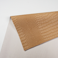 Cuir artificiel PVC de haute qualité, gaufré, texture crocodile, lézard, imperméable, résistant à l'abrasion, pour les intérieurs de voitures, la maison