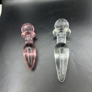 Çift uçlu şeffaf borosilikat cam zevk değnek Penis kadınlar için % Dildo-100 su geçirmez çevre dostu YFSJ marka - Product Image 2