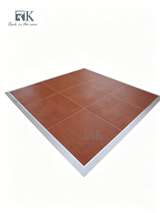 Pista de Baile Personalizada con Panel de Madera para Bodas y Fiestas - Product Image 1