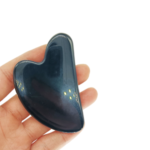 Massaggiatore Facciale Naturale Guasha con Logo Personalizzato, Strumento in Giada Autentica per Rassodare la Pelle e Cura del Viso - Product Image 3