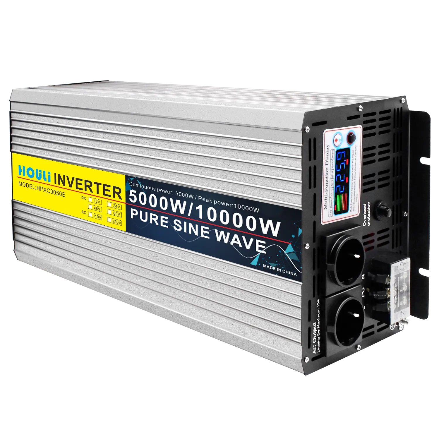 Houli Omvormers & Converters Omvormers Zuivere Sinus 10000 Watt Inversor De Convertidor De Corriente 10 Kva 24V 48V Ac 220