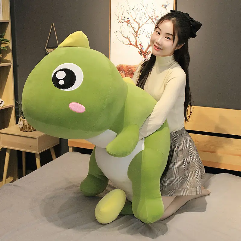 Dinosaur Pillow Plush Doll Stuffed Toys Kid Soft Large Sleeping Doll Pillow Plush Decoration Animal Toy For Girl's Birthday Gift