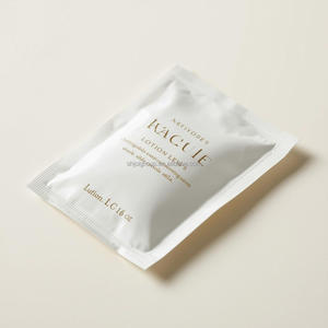Emballage personnalisé pour échantillons cosmétiques en plastique LDPE résistant à l'humidité, imprimé en gravure thermoscellée, sachet pour masque facial à 3 côtés scellés, marque <span class=keywords><strong>Joi</strong></span> - Product Image 5
