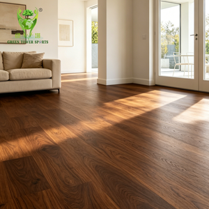 Suelo SPC de Diseño de <span class=keywords><strong>Madera</strong></span> Premium de 6 mm con Núcleo Rígido y Base IXPE de 1.5 mm, Baldosas de PVC Impermeables <span class=keywords><strong>para</strong></span> Interiores Residenciales - Product Image 1
