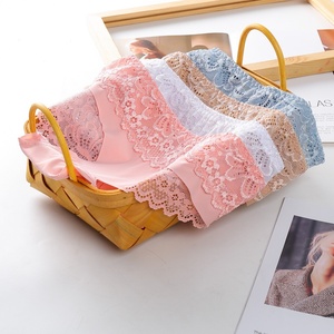 Intimo Sexy da <span class=keywords><strong>Donna</strong></span> Lingerie in Pizzo Lavorato a Maglia Mutandine Trasparenti in Nylon <span class=keywords><strong>Slip</strong></span> Bikini Biancheria Femminile - Product Image 4