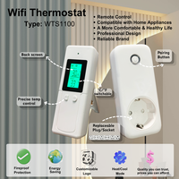 Thermostat intelligent à grand écran LCD, contrôleur de vanne de mélange thermostatique pour systèmes de chauffage au sol, appareils de refroidissement domestiques