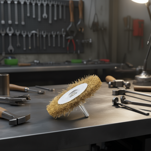 Cepillo de alambre Ttake de 30x5 mm de acero inoxidable con vástago para pulir metales - Product Image 3