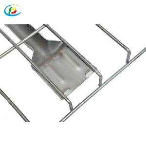 أرفف تكديس من الزنك مسطحة ملحومة لتخزين البضائع ، سطح شبكي من أسلاك الفولاذ لأرفف البليت - Product Image 4