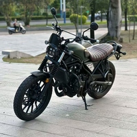 Moto Ho CL500 Retro Scrambler, moteur bicylindre en parallèle refroidi par liquide de 471 cm³ pour les trajets urbains