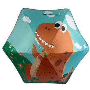 Parapluie pour enfants léger et facile à transporter, avec des coins arrondis pour la sécurité et un design animalier - Product Image 4