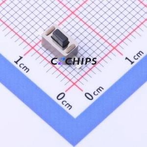 TL3302BF180QG Tactile Switch SMD,6x3.5mm Switch Single Pole Single Throw Rectangle Button 1.8N Vertical Mount - Product Image 1