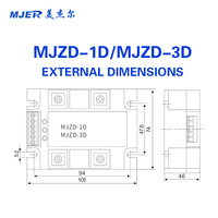 Module redresseur et régulateur de tension intelligent entièrement isolé MJZD-1 SSR monophasé MJZD-3 triphasé MJZD