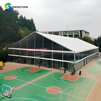 Couvertures de terrain de pickleball personnalisées de haute qualité, toit de stade, couverture extérieure pour terrain de pickleball, tente de réception pour les sports