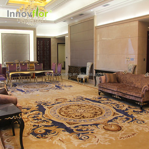 100% Cừu Len Sinh Thái Thân Thiện Tay Chần Sợi Vòng Vòng Cảm Thấy Bóng Thảm - Product Image 4