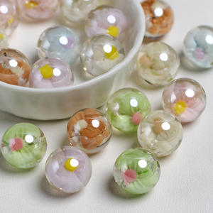 K16 Star Shape Bubble Cold Moon Acrylic Mixed Color Electroplated Through-Hole Loose Handmade <b>Diy</b> Mobile Phone Edge <b>Accessory</b> - Product Image 3